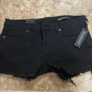 Blank NYC Women's Dark Denim Jean Shorts. New with tags